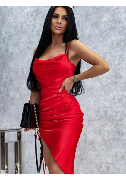 Vestido Lea rojo